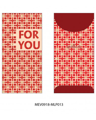 Money Envelope Large - MEV0918-HAL013 - Square Pattern - For You